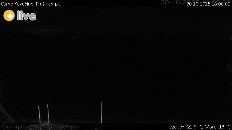 Camp Kovačine - Pláž kempu - 30.10.2025 v 18:00 Camp Kovačine - Pláž kempu - 30.10.2025 v 18:00