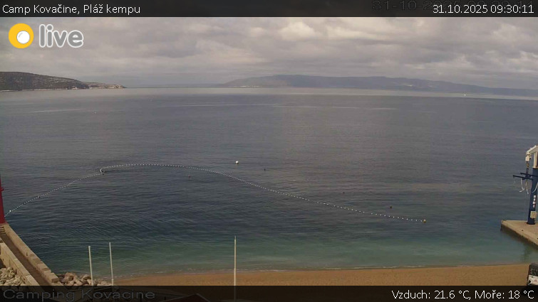 Camp Kovačine - Pláž kempu - 31.10.2025 v 09:30 Camp Kovačine - Pláž kempu - 31.10.2025 v 09:30