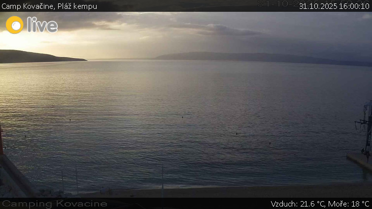 Camp Kovačine - Pláž kempu - 31.10.2025 v 16:00 Camp Kovačine - Pláž kempu - 31.10.2025 v 16:00