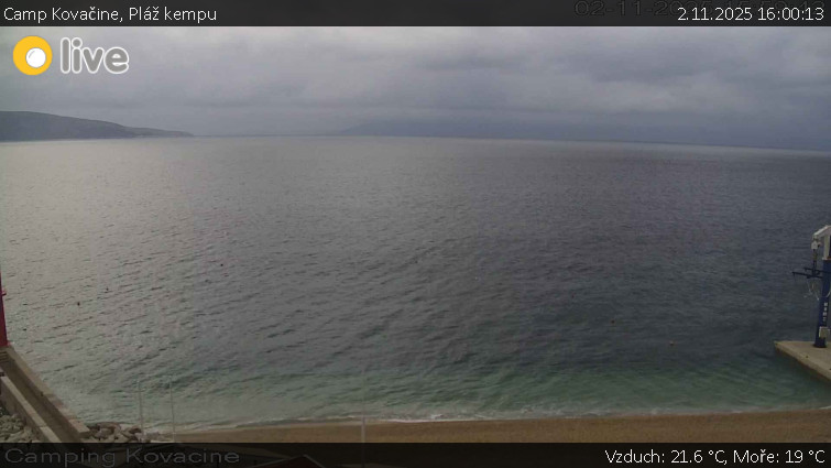 Camp Kovačine - Pláž kempu - 2.11.2025 v 16:00 Camp Kovačine - Pláž kempu - 2.11.2025 v 16:00