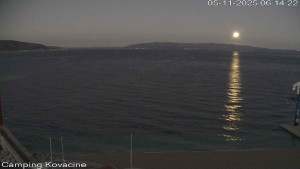 Camp Kovačine - Pláž kempu - 5.11.2025 v 06:15 Camp Kovačine - Pláž kempu - 5.11.2025 v 06:15