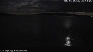 Camp Kovačine - Pláž kempu - 5.12.2025 v 06:15 Camp Kovačine - Pláž kempu - 5.12.2025 v 06:15