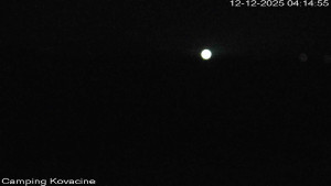 Camp Kovačine - Pláž kempu - 12.12.2025 v 04:15 Camp Kovačine - Pláž kempu - 12.12.2025 v 04:15