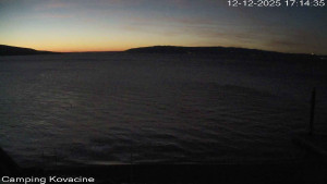 Camp Kovačine - Pláž kempu - 12.12.2025 v 17:15 Camp Kovačine - Pláž kempu - 12.12.2025 v 17:15