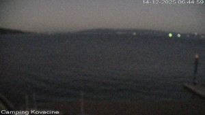 Camp Kovačine - Pláž kempu - 14.12.2025 v 06:45 Camp Kovačine - Pláž kempu - 14.12.2025 v 06:45