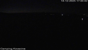 Camp Kovačine - Pláž kempu - 14.12.2025 v 17:45 Camp Kovačine - Pláž kempu - 14.12.2025 v 17:45