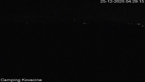 Camp Kovačine - Pláž kempu - 25.12.2025 v 04:30 Camp Kovačine - Pláž kempu - 25.12.2025 v 04:30