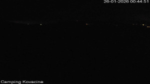 Camp Kovačine - Pláž kempu - 26.1.2026 v 00:45 Camp Kovačine - Pláž kempu - 26.1.2026 v 00:45