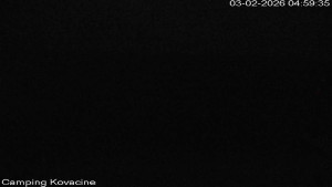 Camp Kovačine - Pláž kempu - 3.2.2026 v 05:00 Camp Kovačine - Pláž kempu - 3.2.2026 v 05:00