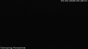 Camp Kovačine - Pláž kempu - 3.2.2026 v 05:30 Camp Kovačine - Pláž kempu - 3.2.2026 v 05:30