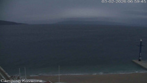 Camp Kovačine - Pláž kempu - 3.2.2026 v 07:00 Camp Kovačine - Pláž kempu - 3.2.2026 v 07:00