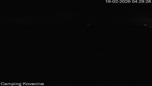 Camp Kovačine - Pláž kempu - 19.2.2026 v 04:30 Camp Kovačine - Pláž kempu - 19.2.2026 v 04:30