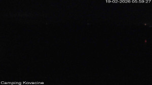 Camp Kovačine - Pláž kempu - 19.2.2026 v 06:00 Camp Kovačine - Pláž kempu - 19.2.2026 v 06:00