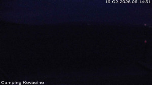 Camp Kovačine - Pláž kempu - 19.2.2026 v 06:15 Camp Kovačine - Pláž kempu - 19.2.2026 v 06:15