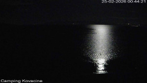 Camp Kovačine - Pláž kempu - 25.2.2026 v 00:45 Camp Kovačine - Pláž kempu - 25.2.2026 v 00:45