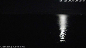 Camp Kovačine - Pláž kempu - 25.2.2026 v 01:00 Camp Kovačine - Pláž kempu - 25.2.2026 v 01:00