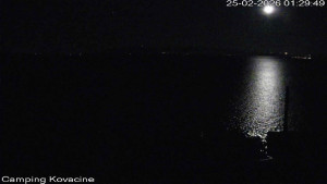 Camp Kovačine - Pláž kempu - 25.2.2026 v 01:30 Camp Kovačine - Pláž kempu - 25.2.2026 v 01:30