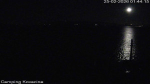 Camp Kovačine - Pláž kempu - 25.2.2026 v 01:45 Camp Kovačine - Pláž kempu - 25.2.2026 v 01:45