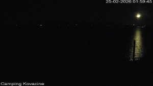 Camp Kovačine - Pláž kempu - 25.2.2026 v 02:00 Camp Kovačine - Pláž kempu - 25.2.2026 v 02:00