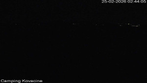 Camp Kovačine - Pláž kempu - 25.2.2026 v 02:45 Camp Kovačine - Pláž kempu - 25.2.2026 v 02:45