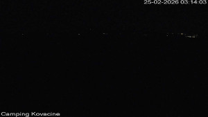 Camp Kovačine - Pláž kempu - 25.2.2026 v 03:15 Camp Kovačine - Pláž kempu - 25.2.2026 v 03:15