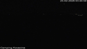 Camp Kovačine - Pláž kempu - 25.2.2026 v 03:45 Camp Kovačine - Pláž kempu - 25.2.2026 v 03:45