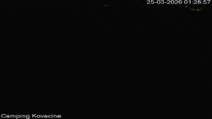 Camp Kovačine - Pláž kempu - 25.3.2026 v 01:30 Camp Kovačine - Pláž kempu - 25.3.2026 v 01:30