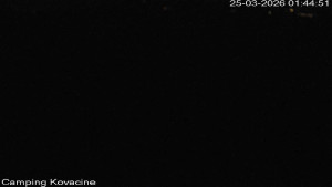 Camp Kovačine - Pláž kempu - 25.3.2026 v 01:45 Camp Kovačine - Pláž kempu - 25.3.2026 v 01:45