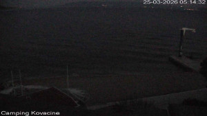 Camp Kovačine - Pláž kempu - 25.3.2026 v 05:15 Camp Kovačine - Pláž kempu - 25.3.2026 v 05:15