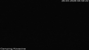 Camp Kovačine - Pláž kempu - 26.3.2026 v 05:00 Camp Kovačine - Pláž kempu - 26.3.2026 v 05:00