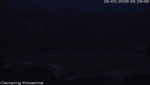Camp Kovačine - Pláž kempu - 26.3.2026 v 05:30 Camp Kovačine - Pláž kempu - 26.3.2026 v 05:30