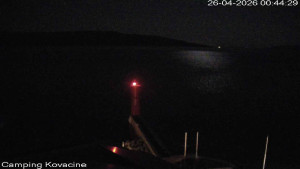 Camp Kovačine - Pláž kempu - 26.4.2026 v 00:45 Camp Kovačine - Pláž kempu - 26.4.2026 v 00:45