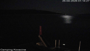 Camp Kovačine - Pláž kempu - 26.4.2026 v 01:15 Camp Kovačine - Pláž kempu - 26.4.2026 v 01:15