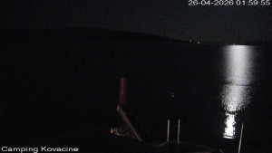 Camp Kovačine - Pláž kempu - 26.4.2026 v 02:00 Camp Kovačine - Pláž kempu - 26.4.2026 v 02:00