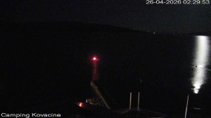 Camp Kovačine - Pláž kempu - 26.4.2026 v 02:30 Camp Kovačine - Pláž kempu - 26.4.2026 v 02:30