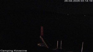 Camp Kovačine - Pláž kempu - 26.4.2026 v 03:15 Camp Kovačine - Pláž kempu - 26.4.2026 v 03:15