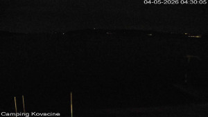 Camp Kovačine - Pláž kempu - 4.5.2026 v 04:30 Camp Kovačine - Pláž kempu - 4.5.2026 v 04:30