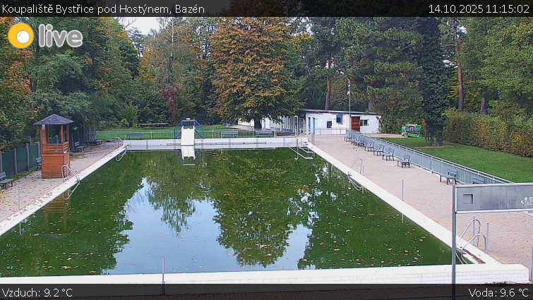 Koupaliště Bystřice pod Hostýnem - Bazén - 14.10.2025 v 11:15 Koupaliště Bystřice pod Hostýnem - Bazén - 14.10.2025 v 11:15