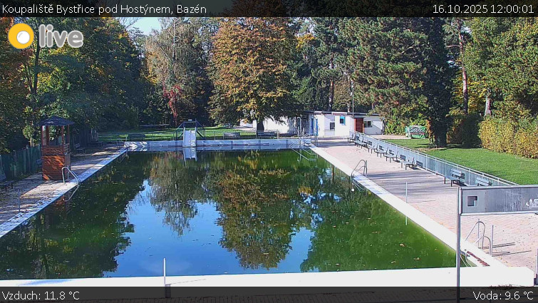 Koupaliště Bystřice pod Hostýnem - Bazén - 16.10.2025 v 12:00 Koupaliště Bystřice pod Hostýnem - Bazén - 16.10.2025 v 12:00
