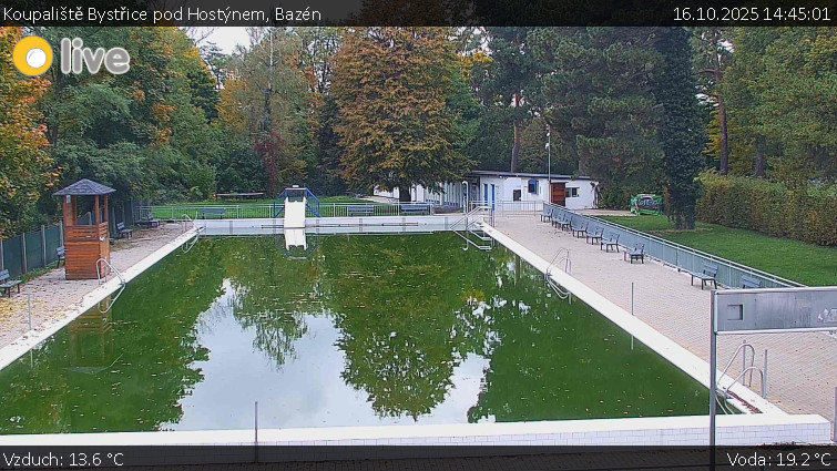 Koupaliště Bystřice pod Hostýnem - Bazén - 16.10.2025 v 14:45 Koupaliště Bystřice pod Hostýnem - Bazén - 16.10.2025 v 14:45