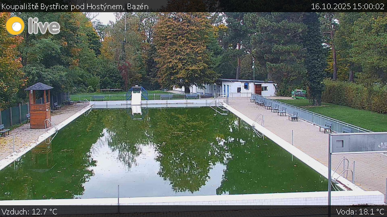 Koupaliště Bystřice pod Hostýnem - Bazén - 16.10.2025 v 15:00 Koupaliště Bystřice pod Hostýnem - Bazén - 16.10.2025 v 15:00