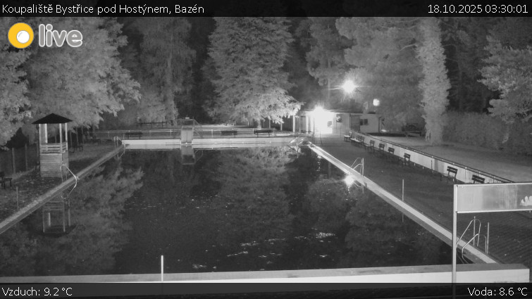 Koupaliště Bystřice pod Hostýnem - Bazén - 18.10.2025 v 03:30 Koupaliště Bystřice pod Hostýnem - Bazén - 18.10.2025 v 03:30