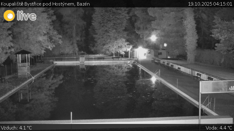 Koupaliště Bystřice pod Hostýnem - Bazén - 19.10.2025 v 04:15 Koupaliště Bystřice pod Hostýnem - Bazén - 19.10.2025 v 04:15