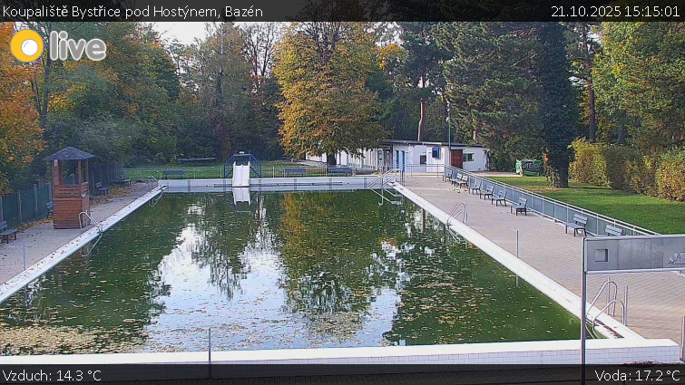 Koupaliště Bystřice pod Hostýnem - Bazén - 21.10.2025 v 15:15 Koupaliště Bystřice pod Hostýnem - Bazén - 21.10.2025 v 15:15