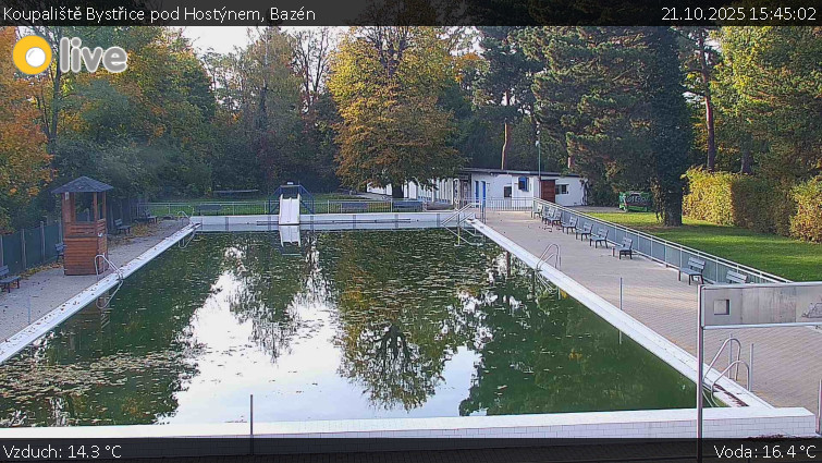 Koupaliště Bystřice pod Hostýnem - Bazén - 21.10.2025 v 15:45 Koupaliště Bystřice pod Hostýnem - Bazén - 21.10.2025 v 15:45