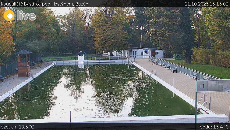 Koupaliště Bystřice pod Hostýnem - Bazén - 21.10.2025 v 16:15 Koupaliště Bystřice pod Hostýnem - Bazén - 21.10.2025 v 16:15