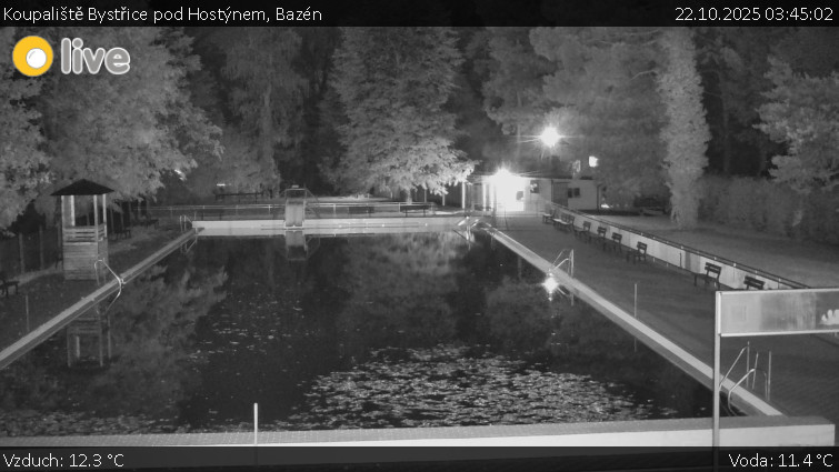 Koupaliště Bystřice pod Hostýnem - Bazén - 22.10.2025 v 03:45 Koupaliště Bystřice pod Hostýnem - Bazén - 22.10.2025 v 03:45