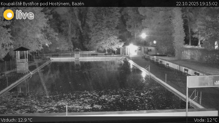 Koupaliště Bystřice pod Hostýnem - Bazén - 22.10.2025 v 19:15 Koupaliště Bystřice pod Hostýnem - Bazén - 22.10.2025 v 19:15