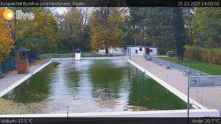 Koupaliště Bystřice pod Hostýnem - Bazén - 23.10.2025 v 14:00 Koupaliště Bystřice pod Hostýnem - Bazén - 23.10.2025 v 14:00