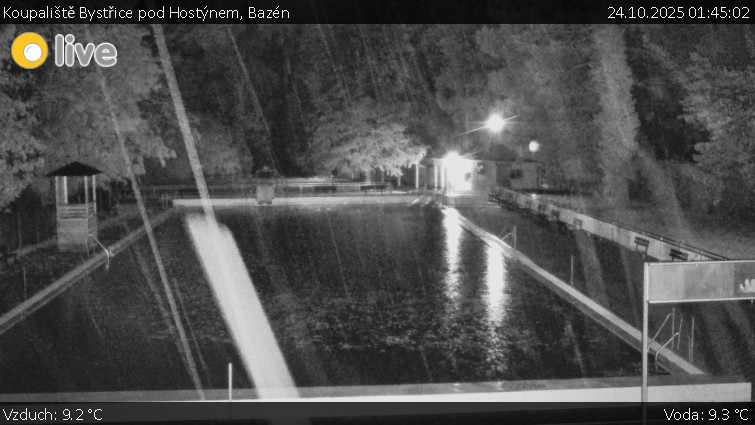 Koupaliště Bystřice pod Hostýnem - Bazén - 24.10.2025 v 01:45 Koupaliště Bystřice pod Hostýnem - Bazén - 24.10.2025 v 01:45